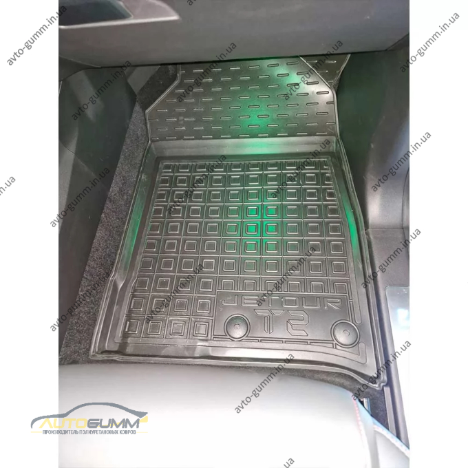 Килимки в салон Jetour T2 2024- гумові, чорні (AVTO-Gumm)