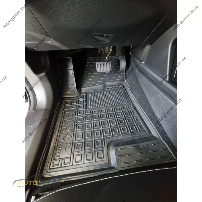 Килимки в салон Haval Jolion Pro 2024- гумові, чорні (AVTO-Gumm)
