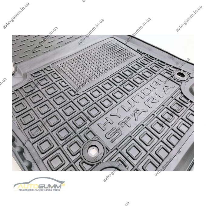 Автомобільні килимки в салон Hyundai Staria 2021- 1+2 передние (AVTO-Gumm)