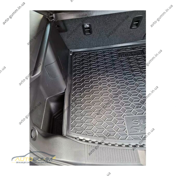 Автомобильный коврик в багажник Suzuki S-Cross 2022- верхняя полка (AVTO-Gumm)