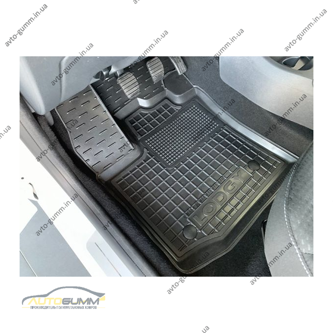 Водительский коврик в салон Renault Lodgy 2013- (Avto-Gumm)