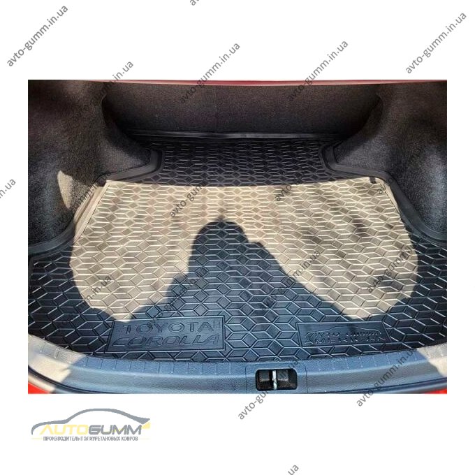 Автомобильный коврик в багажник Toyota Corolla 2013- USA (AVTO-Gumm)