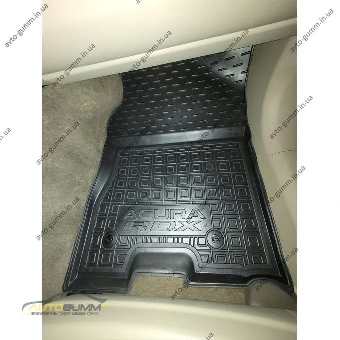 Килимки в салон Acura RDX 2014-2017 гумові, чорні (AVTO-Gumm)