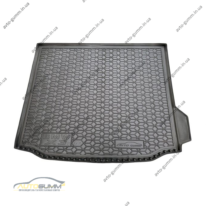 Автомобильный коврик в багажник BMW iX3 (G08) 2020- (AVTO-Gumm)