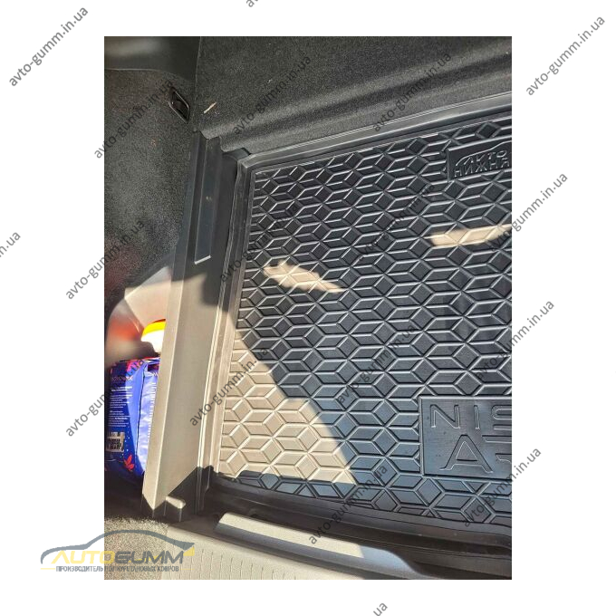 Автомобильный коврик в багажник Nissan Ariya 2022- нижняя полка (AVTO-Gumm)