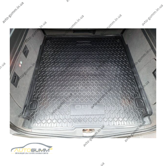 Автомобильный коврик в багажник Opel Vectra C 2002- Universal (AVTO-Gumm)