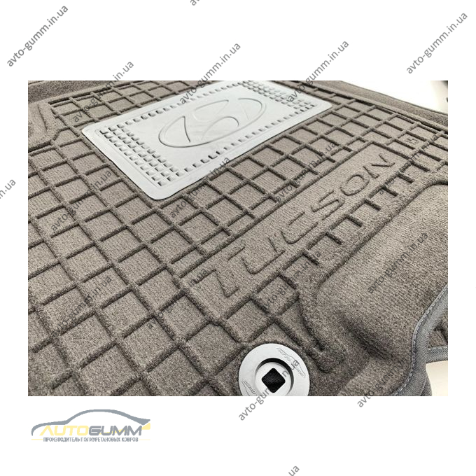 Гібридні килимки в салон Hyundai Tucson 2016- (AVTO-Gumm)