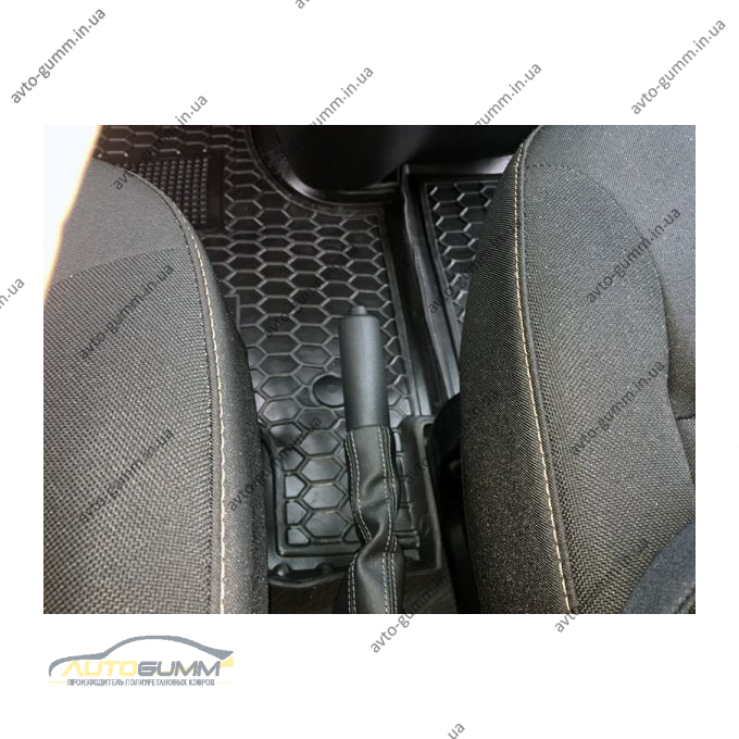 Автомобильные коврики в салон Renault Trafic 3 16-/Opel Vivaro 15- (передние) (Avto-Gumm)