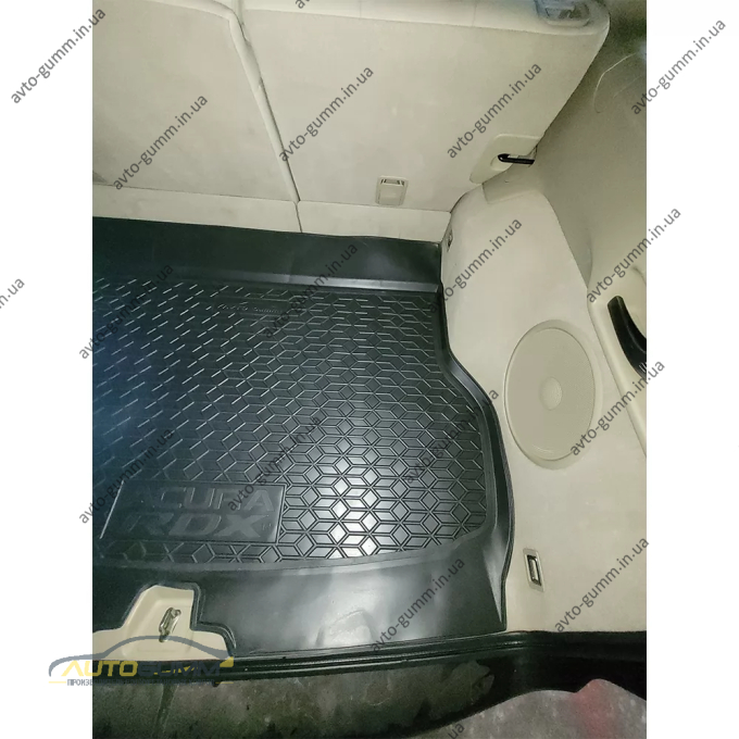 Коврик в багажник Acura RDX 2014-2017 резиновый, чёрный (AVTO-Gumm)