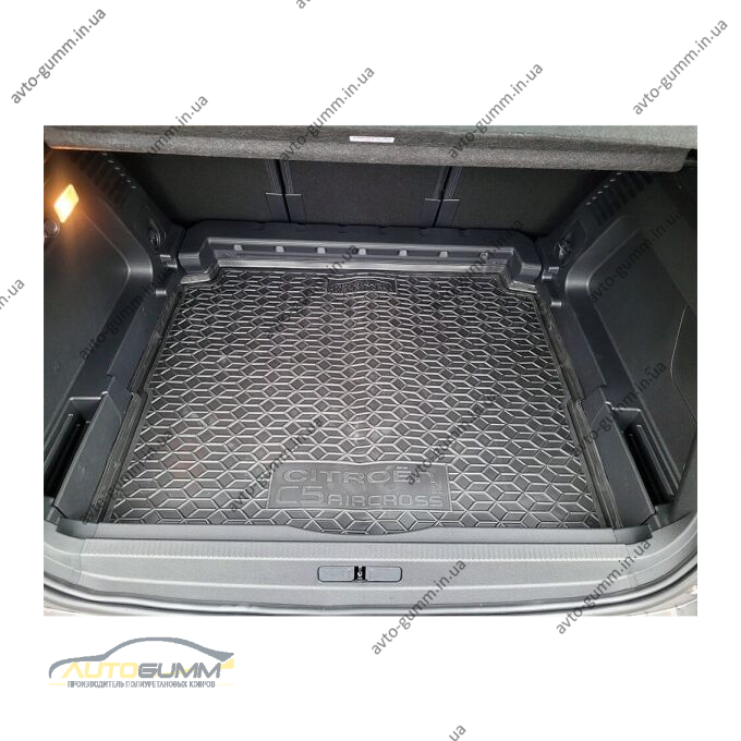Автомобільний килимок в багажник Citroen C5 Aircross 2022- Нижня поличка (AVTO-Gumm)