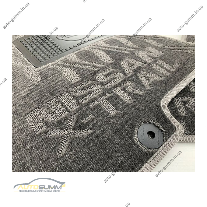 Текстильные коврики в салон Nissan X-Trail (T30) 2001- (V) серые AVTO-Tex