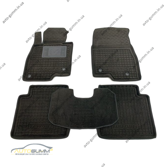 Гибридные коврики в салон Mazda 6 2013- (AVTO-Gumm)