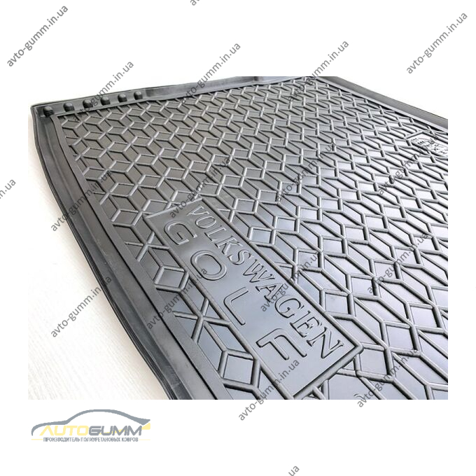 Автомобільний килимок в багажник Volkswagen Golf 8 2020- (Верхня поличка) (AVTO-Gumm)