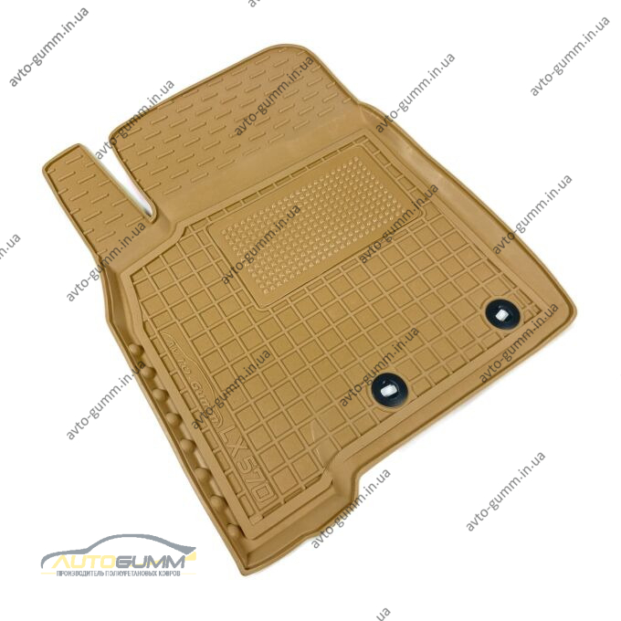 Автомобильные коврики в салон Lexus LX 570 2012- бежевые (AVTO-Gumm)