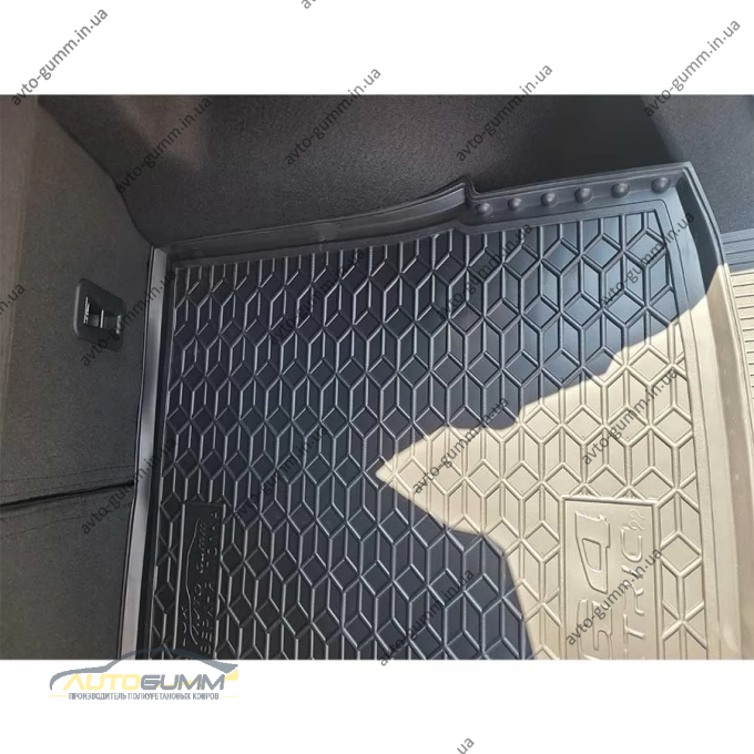 Килимок в багажник MG 4 EV 2022- Luxury, верхня полиця гумовий, чорний (AVTO-Gumm)