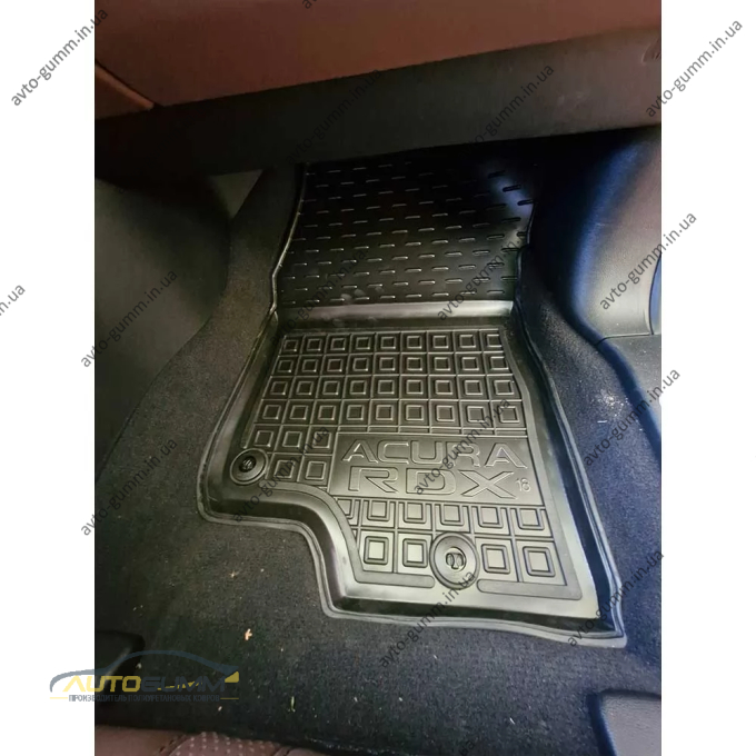 Килимки в салон Acura RDX 2018- гумові, чорні (AVTO-Gumm)