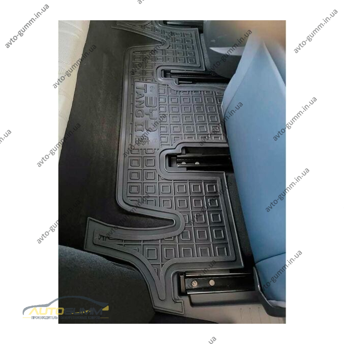 Автомобильные коврики в салон BYD Tang 2 EV 2018- 6 мест (AVTO-Gumm)
