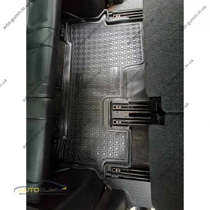 Килимки в салон Honda Pilot 2008-2015 3-й ряд гумові, чорні (AVTO-Gumm)