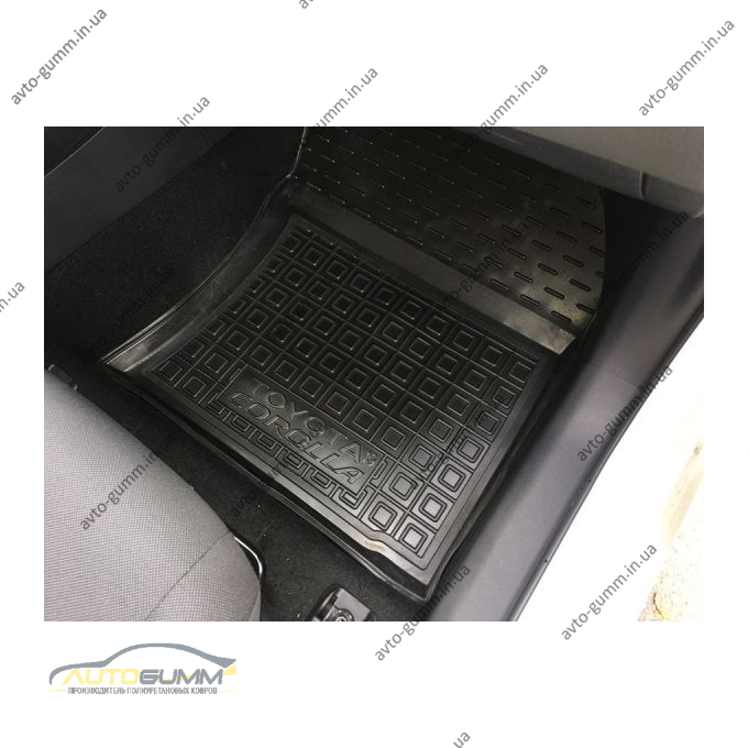 Автомобільні килимки в салон Toyota Corolla 2019- (Hybrid/ДВС) (Avto-Gumm)