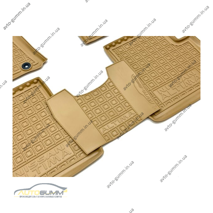 Автомобильные коврики в салон Nissan Altima 2012-2018 бежевые (AVTO-Gumm)