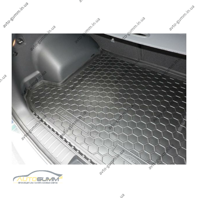Автомобильный коврик в багажник Hyundai Tucson 2016- (Avto-Gumm)