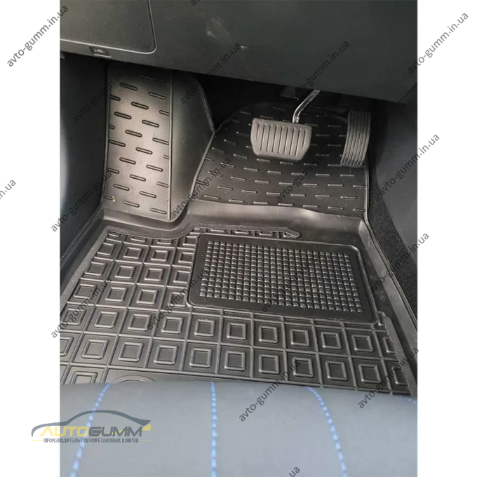 Коврики в салон Haval ORA 03 2023- резиновые, чёрные (AVTO-Gumm)