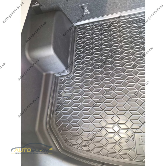 Килимок в багажник Chery Tiggo 6 2025- гумовий, чорний (AVTO-Gumm)