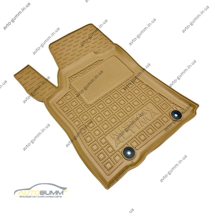 Автомобильные коврики в салон Nissan Altima 2012-2018 бежевые (AVTO-Gumm)