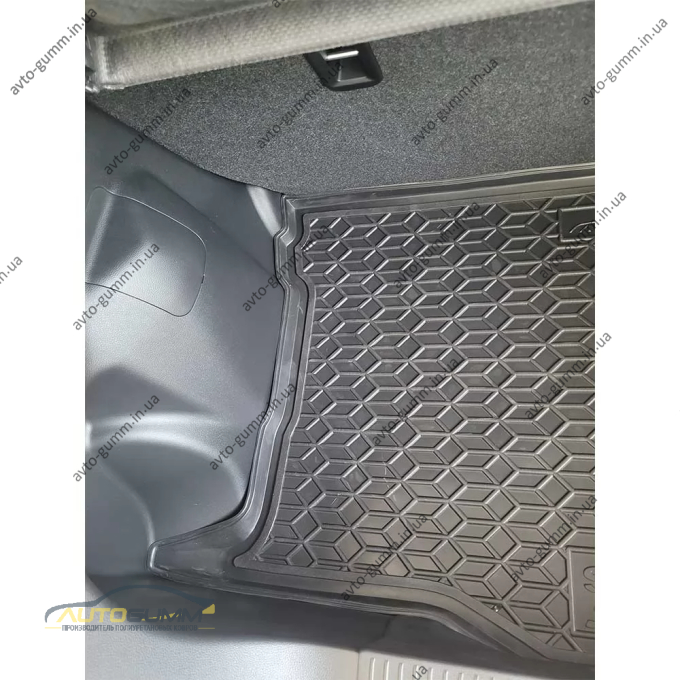 Килимок в багажник Suzuki Swift 2024- гібрид гумовий, чорний (AVTO-Gumm)