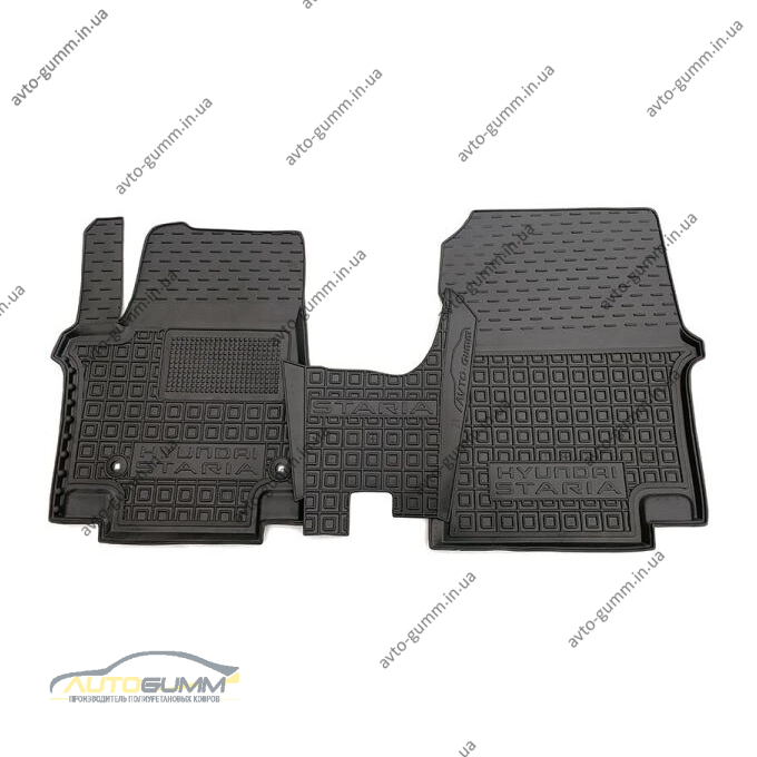 Автомобільні килимки в салон Hyundai Staria 2021- 1+2 передние (AVTO-Gumm)