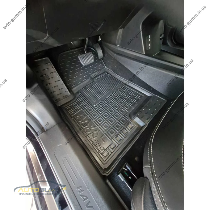Килимки в салон Haval Jolion Pro 2024- гумові, чорні (AVTO-Gumm)