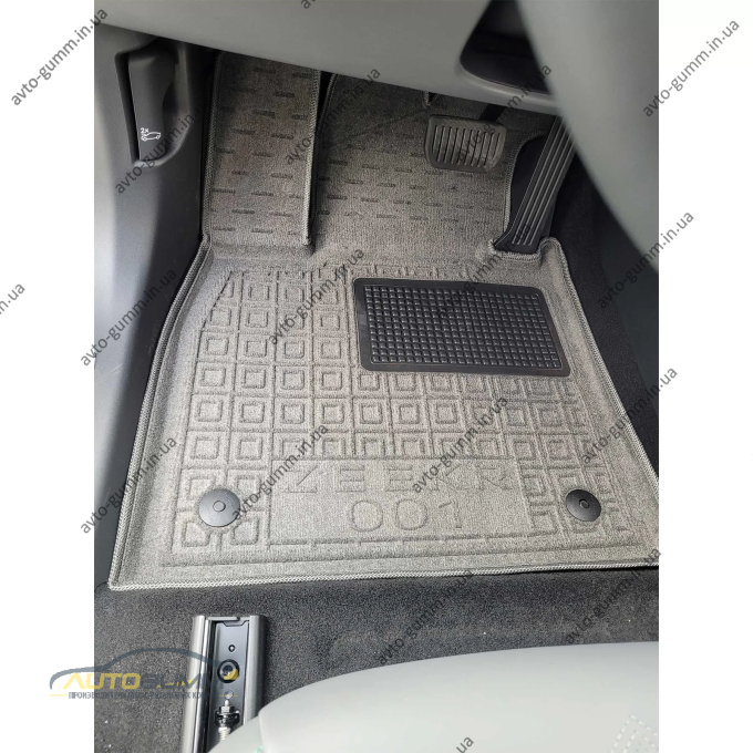 Гібридні килимки в салон Zeekr 001 2022- (AVTO-Gumm)