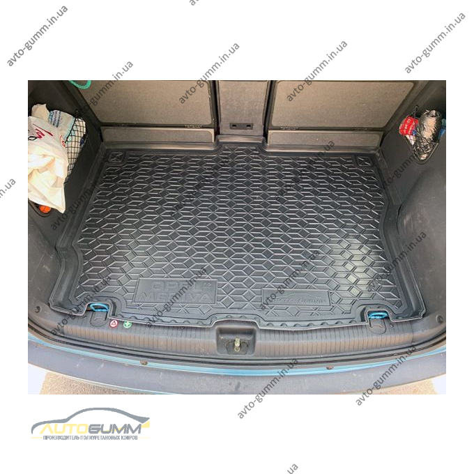 Автомобільний килимок в багажник Opel Meriva A 2002- (Avto-Gumm)