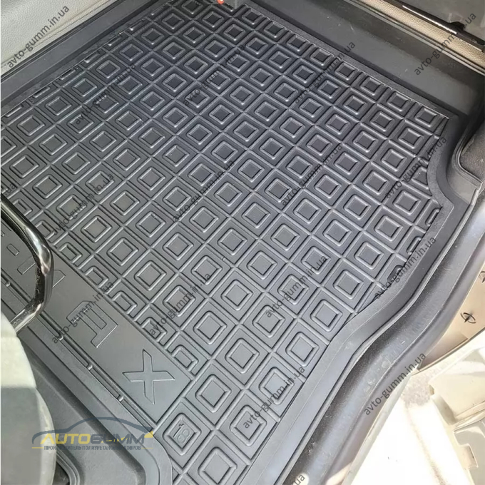 Килимки в салон Ford F-Max 2018- гумові, чорні (AVTO-Gumm)