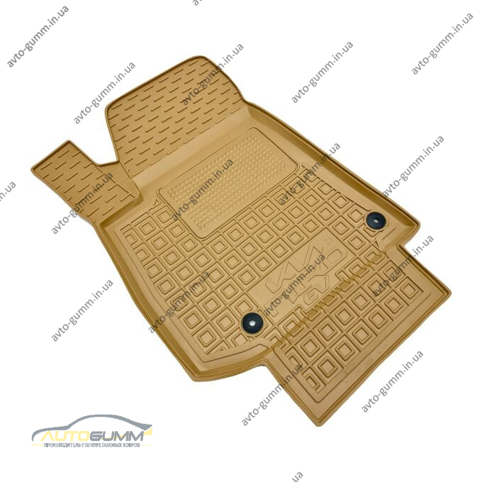 Автомобильные коврики в салон Kia Niro 2022- EV бежевые (AVTO-Gumm)