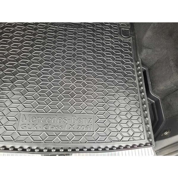 Килимок в багажник Mercedes GLK (X204) 2008-2015 гумовий, чорний (AVTO-Gumm)