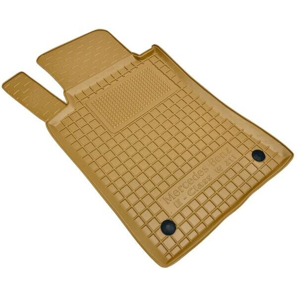 Автомобильные коврики в салон Mercedes E (W211) 2002- бежевые (AVTO-Gumm)