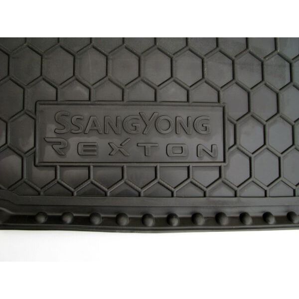 Автомобильный коврик в багажник SsangYong Rexton W 2013- (Avto-Gumm)