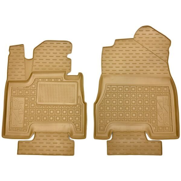 Автомобильные коврики в салон Kia EV5 2024- бежевые (AVTO-Gumm)