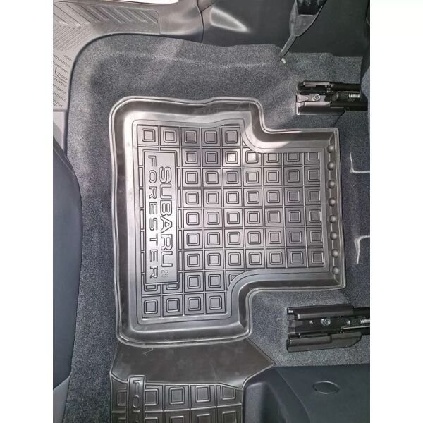Килимки в салон Subaru Forester 6 2025- гумові, чорні (AVTO-Gumm)
