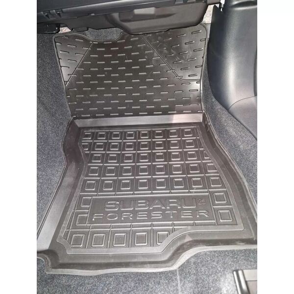 Килимки в салон Subaru Forester 6 2025- гумові, чорні (AVTO-Gumm)