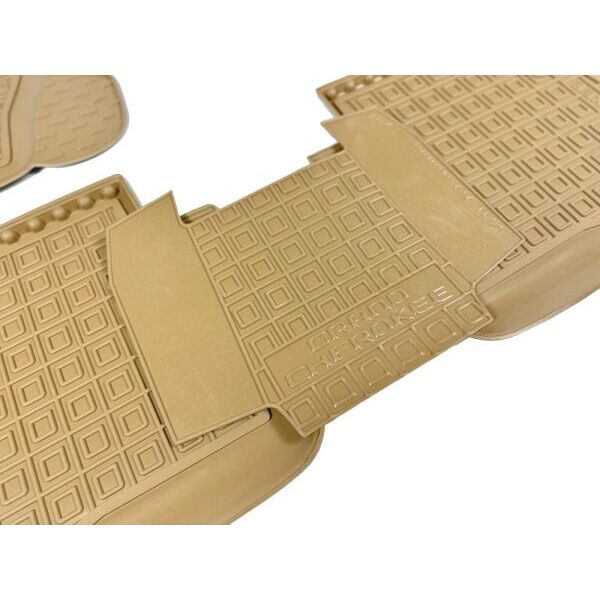 Автомобильные коврики в салон Jeep Grand Cherokee (WK) 2004- бежевые (AVTO-Gumm)