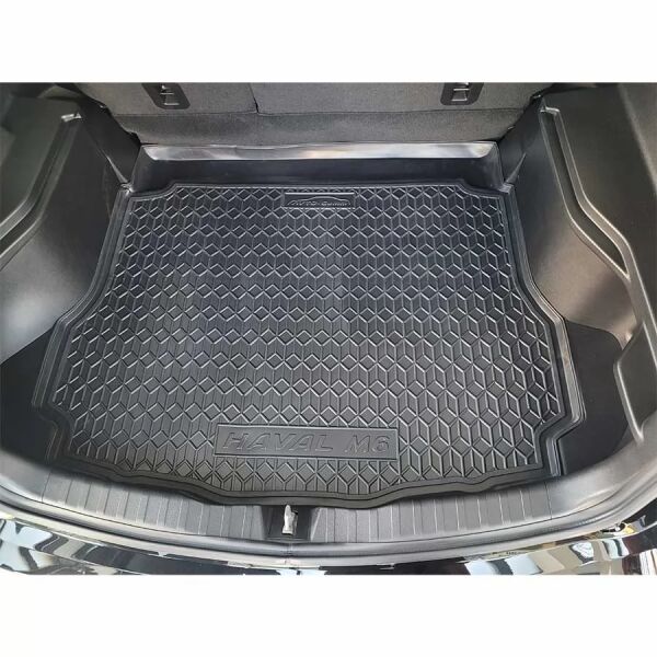 Килимок в багажник Haval M6 2023- гумовий, чорний (AVTO-Gumm)