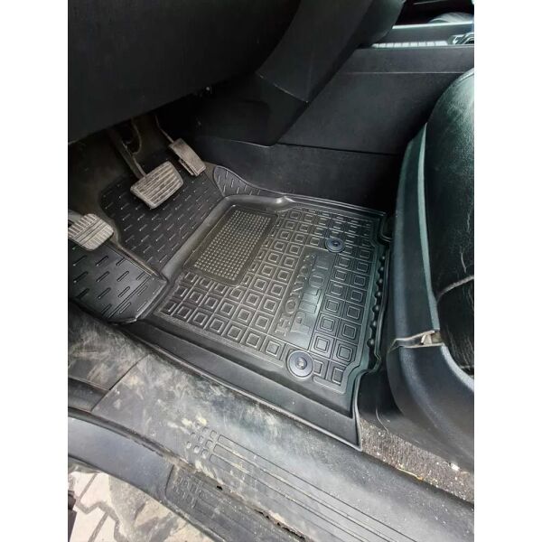 Килимки передні Honda Pilot 2008-2015 гумові, чорні (AVTO-Gumm)