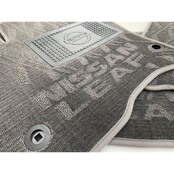 Текстильные коврики в салон Nissan Leaf 2012-2018 (V) серые AVTO-Tex