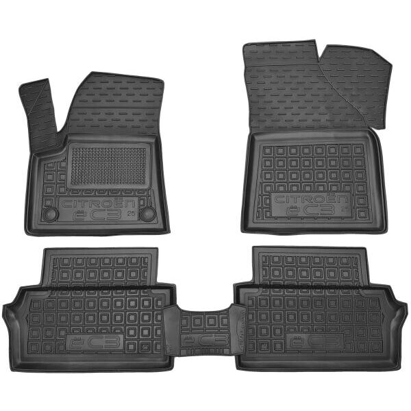 Автомобильные коврики в салон Citroen e-C3 2025- Electro (AVTO-Gumm)