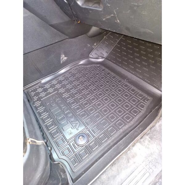 Килимки в салон Honda Pilot 2008-2015 гумові, чорні (AVTO-Gumm)