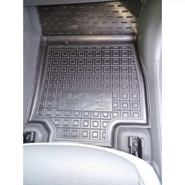 Килимки в салон Kia EV3 2024- гумові, чорні (AVTO-Gumm)