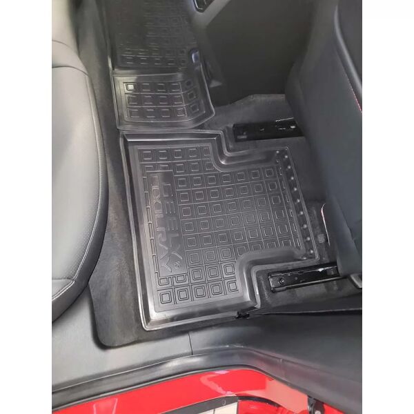 Коврики в салон Geely Coolray 2022- резиновые, чёрные (AVTO-Gumm)