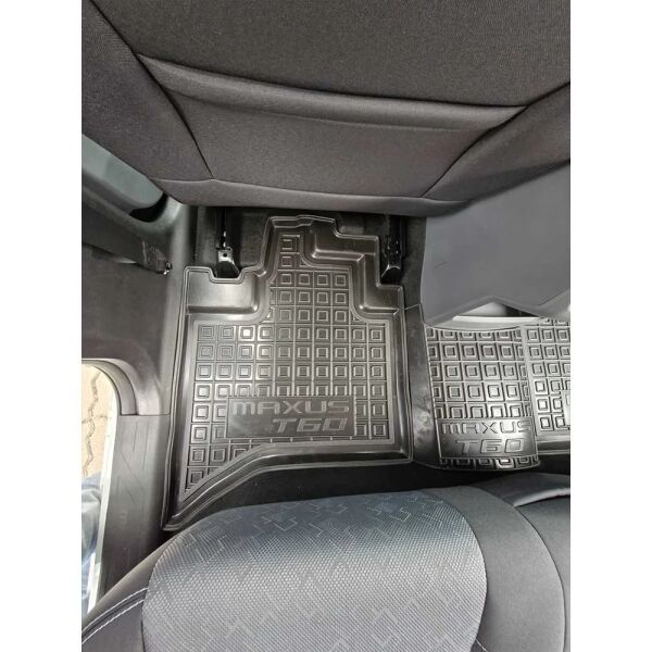 Коврики в салон MG Maxus T60 2020- резиновые, чёрные (AVTO-Gumm)